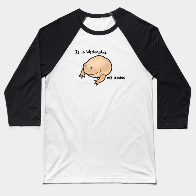 It is wednesday my dudes frog meme Baseball T-Shirt by ballooonfish